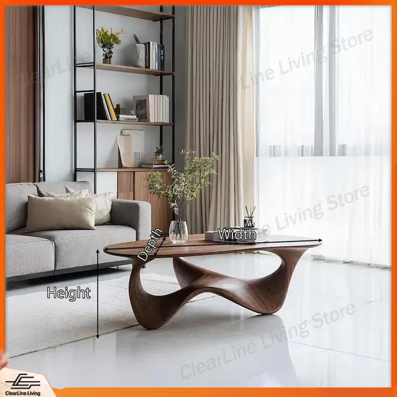 โต๊ะกาแฟไม้เนื้อแข็งสไตล์โมเดิ - Sustainable Living Design บทวิจารณ์และราคา